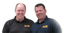 John Gilchrist and Larry McKenna, founders of Eljay Shipping, Inc.